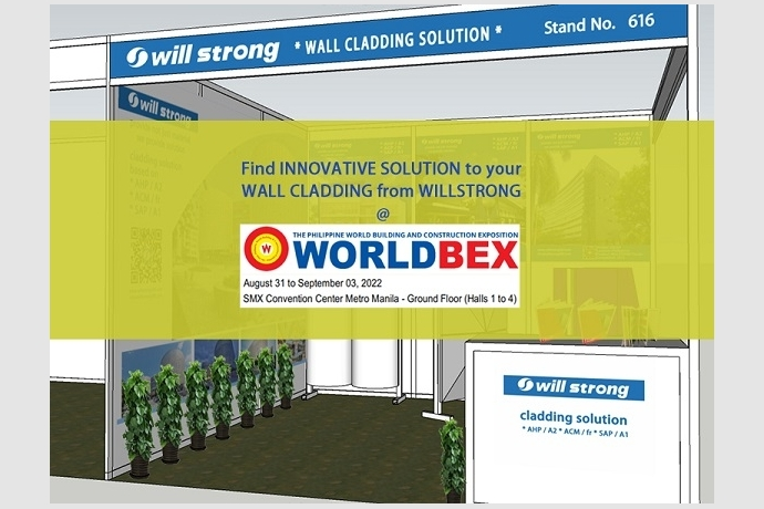 WILLstrong trưng bày các giải pháp mặt tiền sáng tạo tại WORLDBEX ở Philippine
